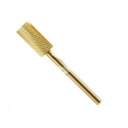 BEAUTIFUL NAILS Drill bit - barrel medium gold